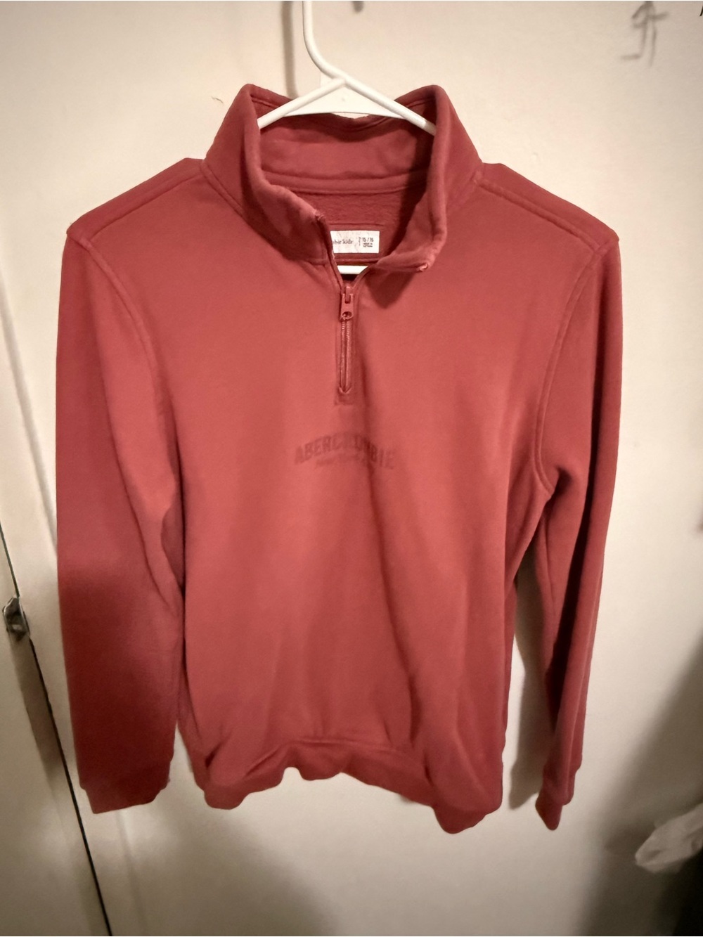 abercrombie kids Men's Half-Zip Pullover Sweater - Rose